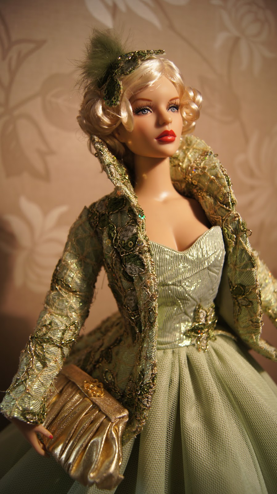 Fashion Dolls Couture Unlimited PEGGYGREEN GOWN