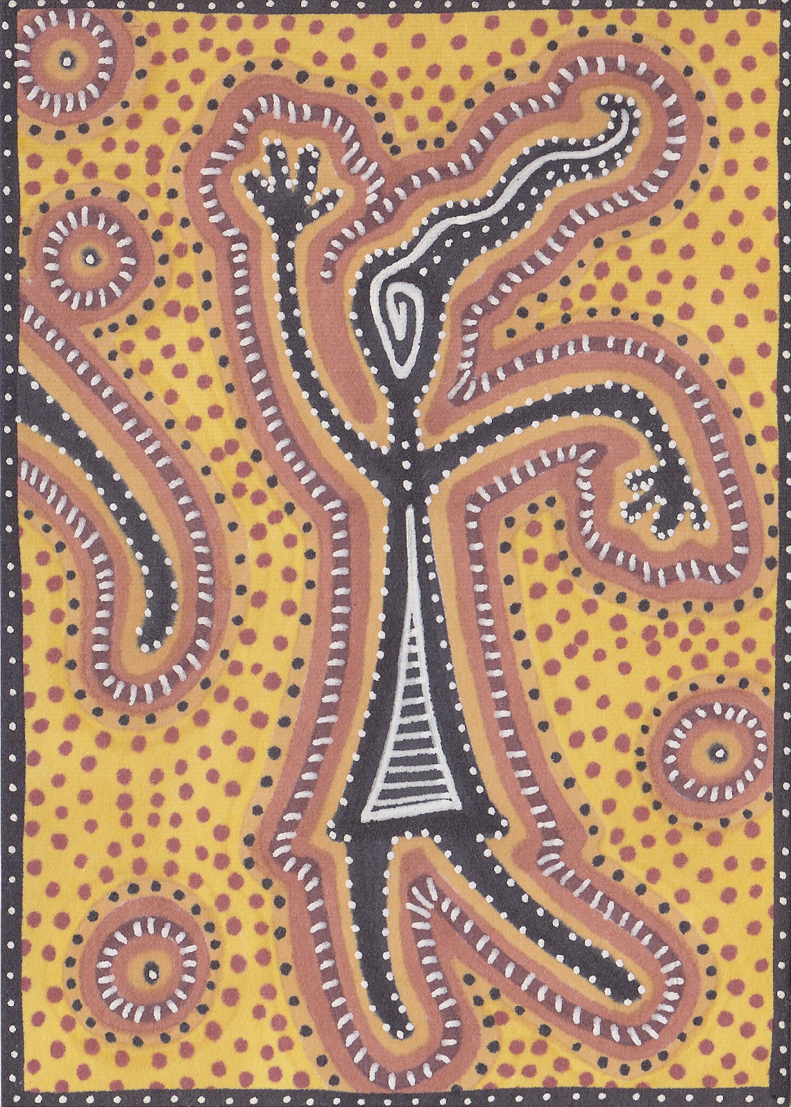 sunkissed corner Australian Aboriginal Art Swap