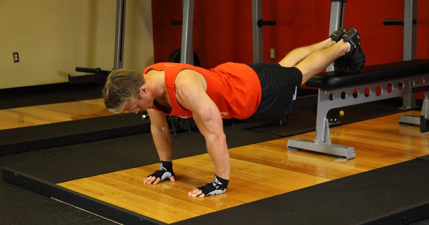 Incline Push ups