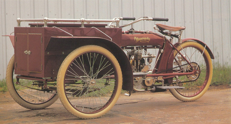 old 3 wheel motorcycle
