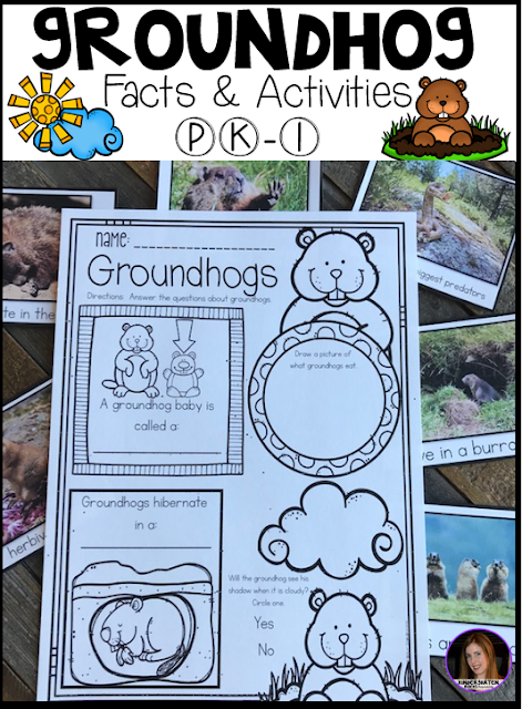 This unit includes real photos, sorting labels, All About Groundhog’s large group book, comprehension pages and voting and graphing materials.