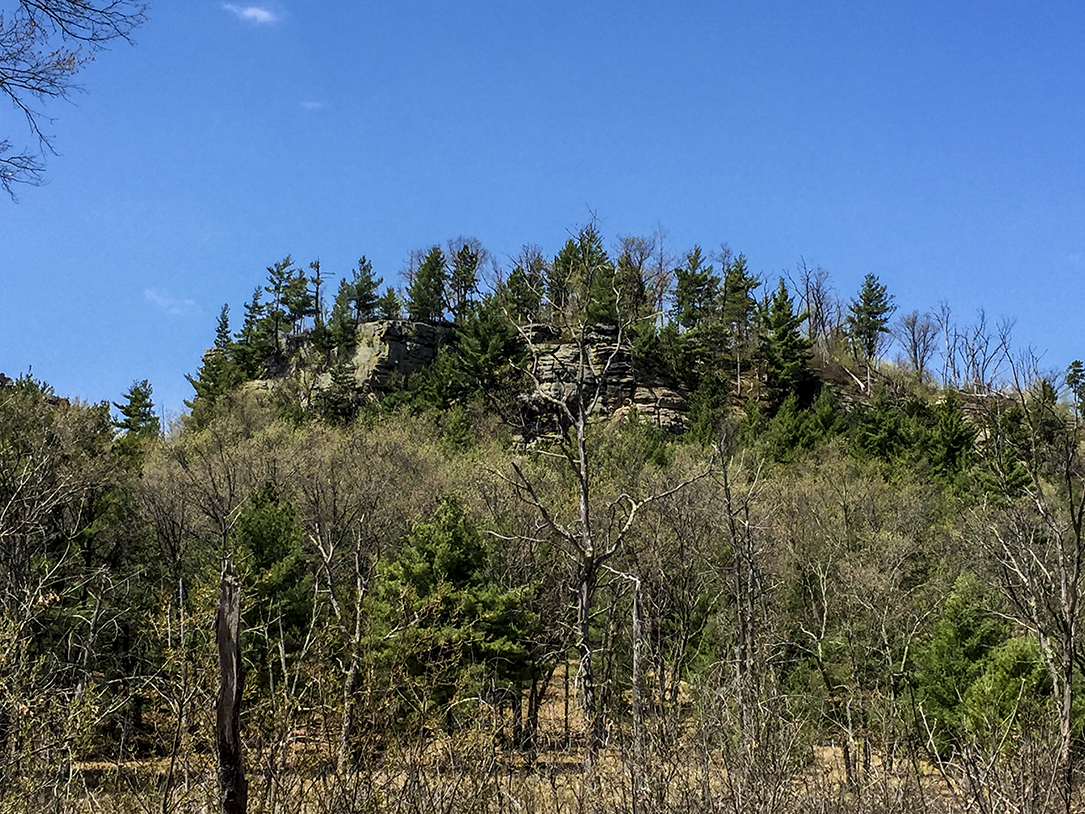 Lone Rock at Quincy Bluff State Natural Area