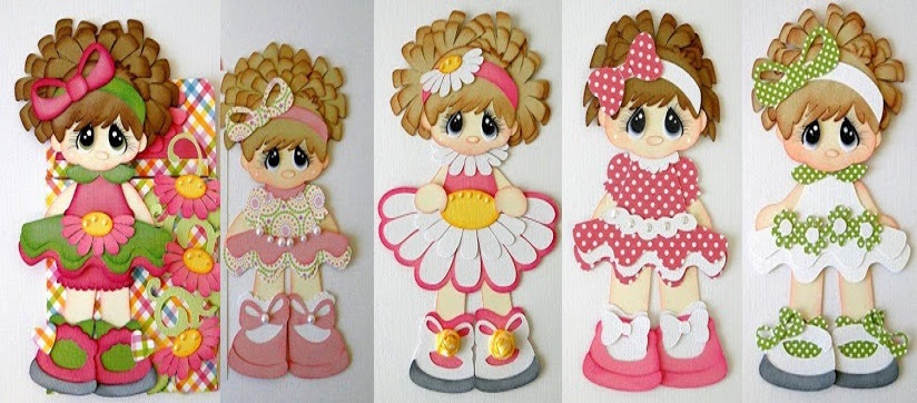 Bonecas E V A E Scrap Com Moldes Como Fazer