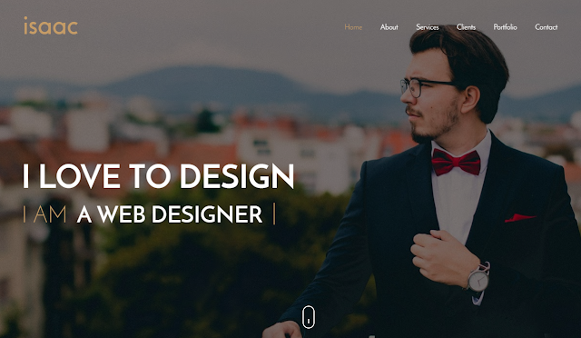 Issac Issac Portfolio Blogger Template