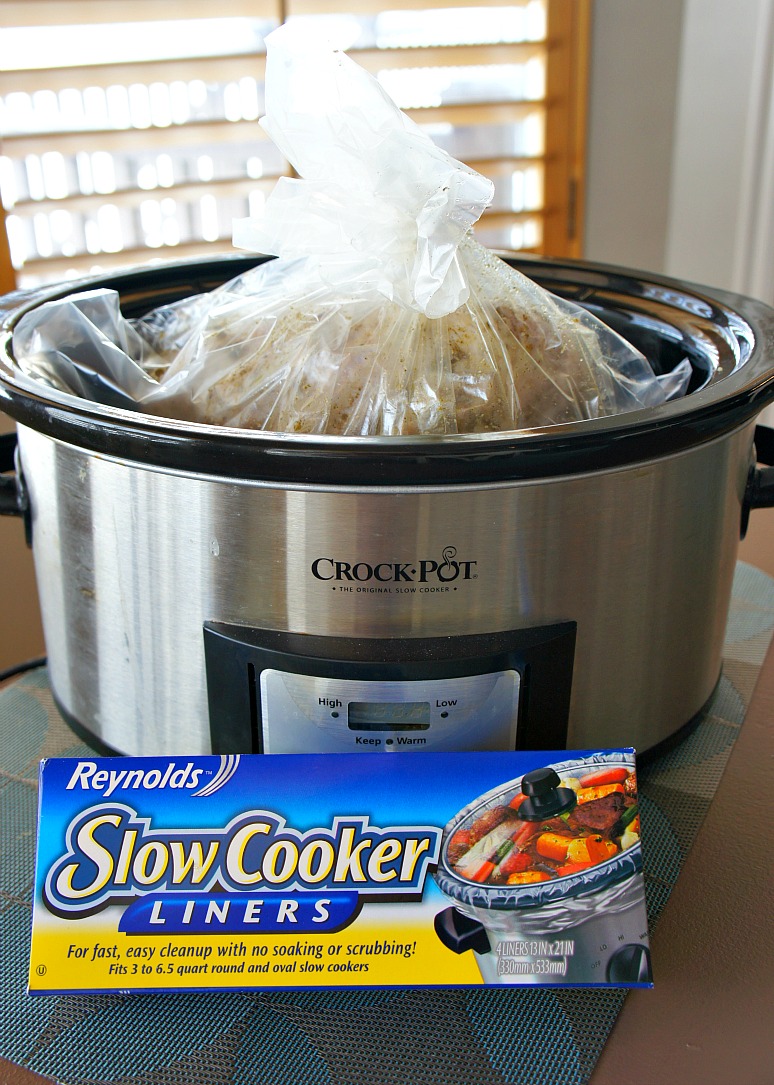 Slow Cooker Liners Fit 6/7/8QT Crockpot Large Size Crock Pot Liners 2 in 1  Re