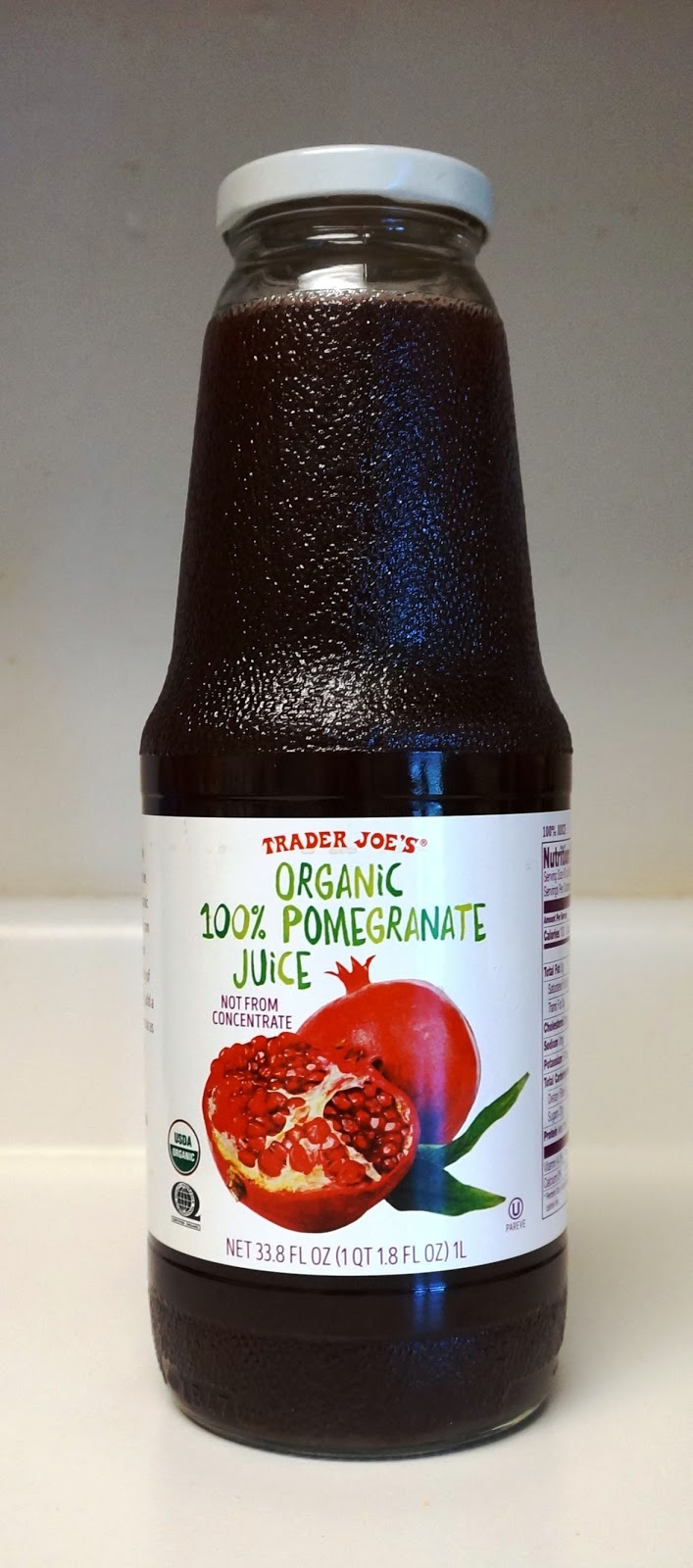 Exploring Trader Joe's: Trader Joe's Organic 100% Pomegranate Juice Not