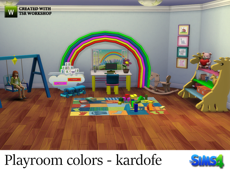 Sims 4 Ccs The Best Play Room By Kardofe
