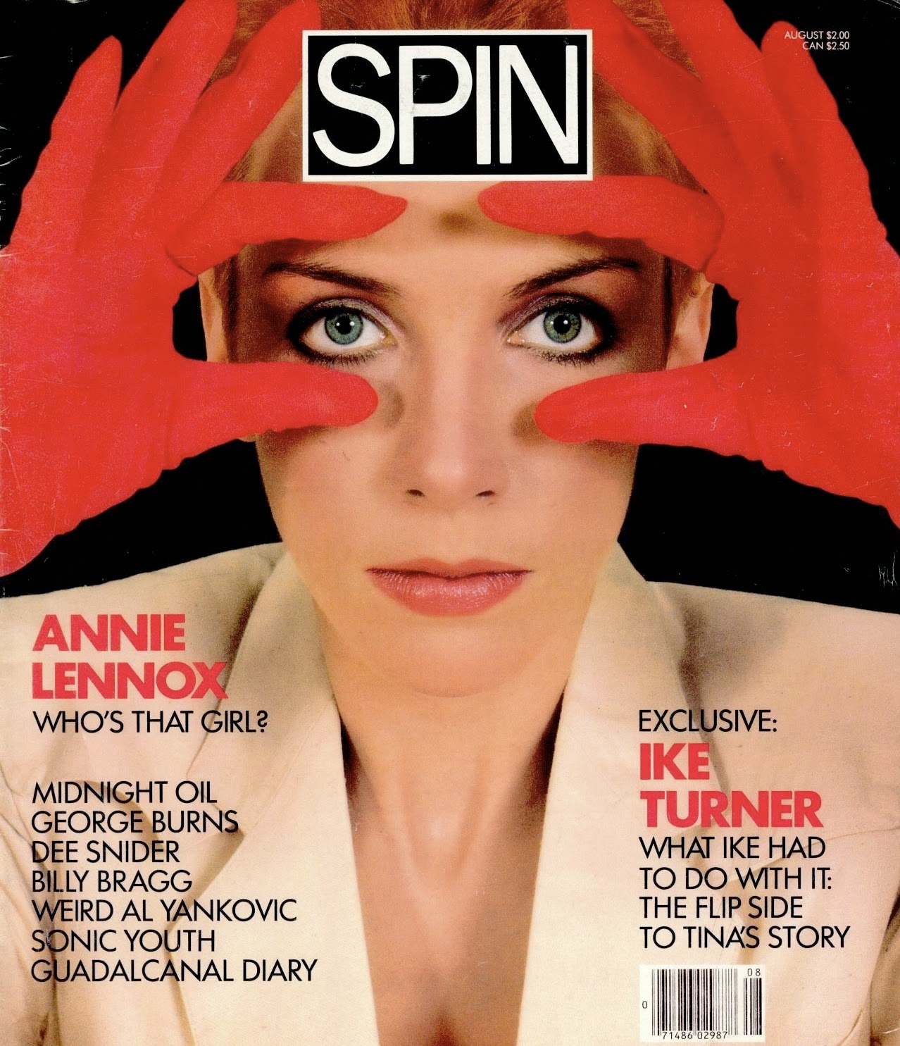 Top Of The Pop Culture 80s Eurythmics Annie Lennox Interview Spin Magazine 1985