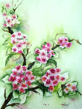 Aquarelle von Gerhard Mitterbauer: Mai 2013