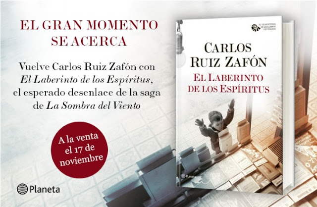 el club de los libros perdidos, Carlos Ruiz Zafón, libro recomenado, Best Sellers, estreno, 