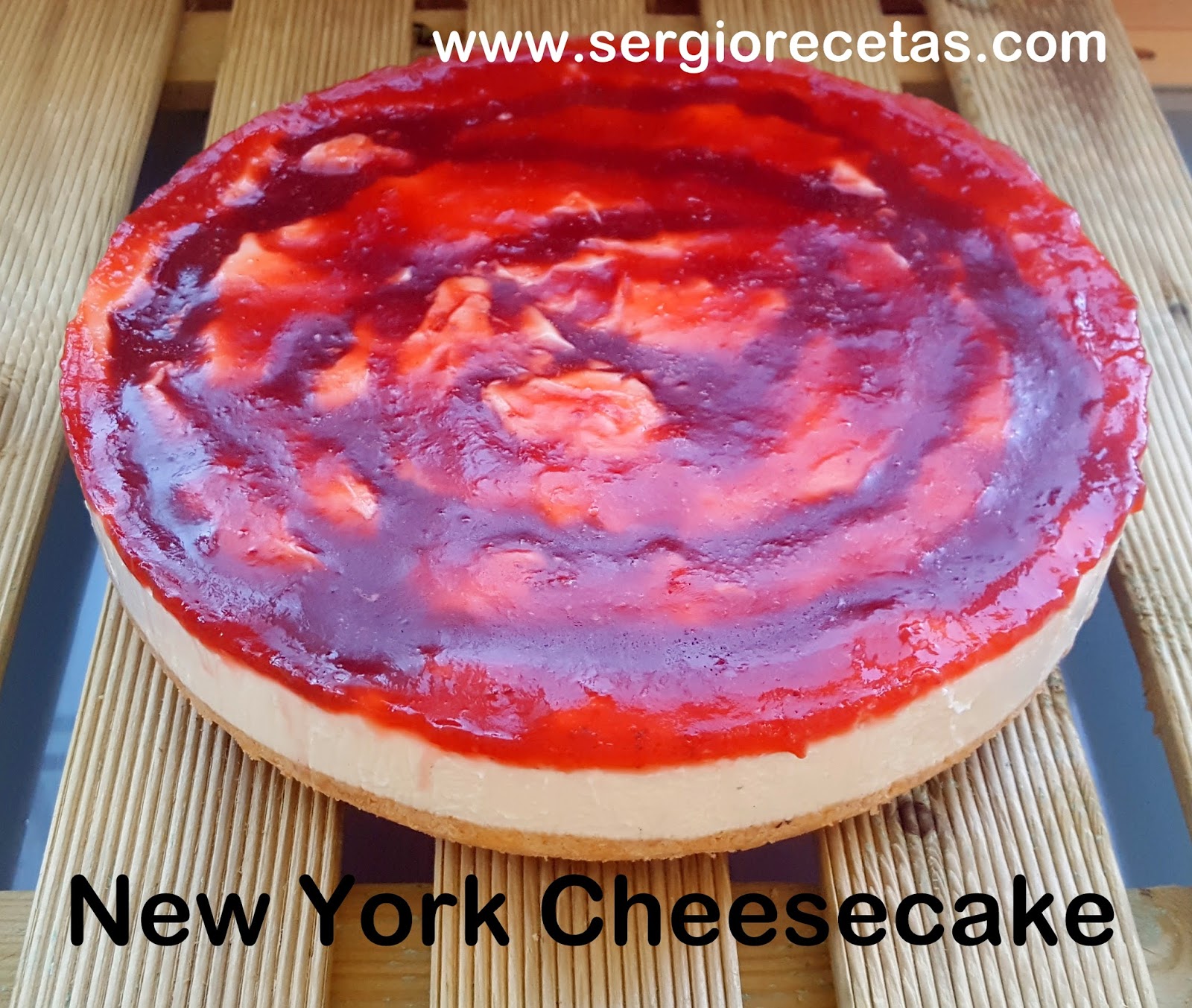 New York Cheesecake o Tarta de Queso al Estilo de Nueva York sin Horno/ Receta completa