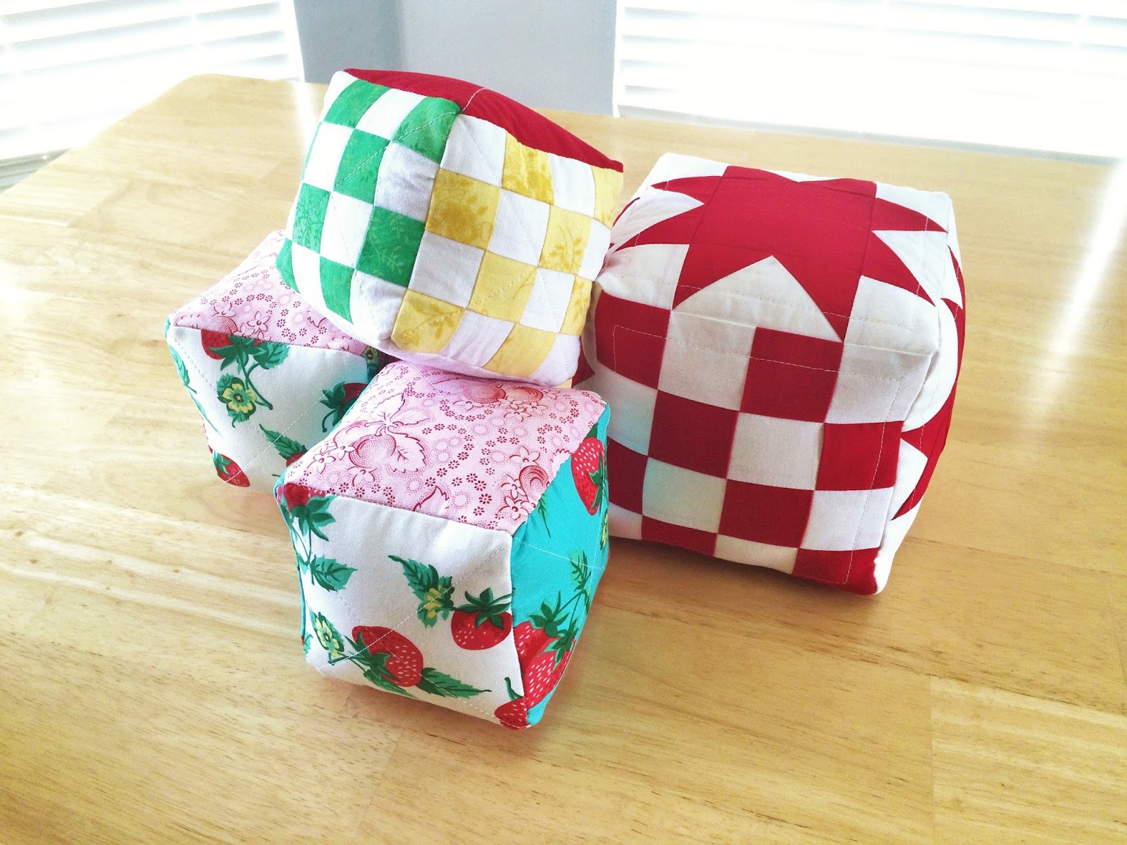 Fluffy Puppy Quilt Works How to Sew a Cube An Easy Pincushion Tutorial