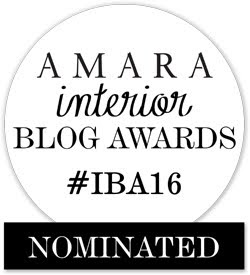 Blog nominated by Amara Interior Blog Awards 2016
