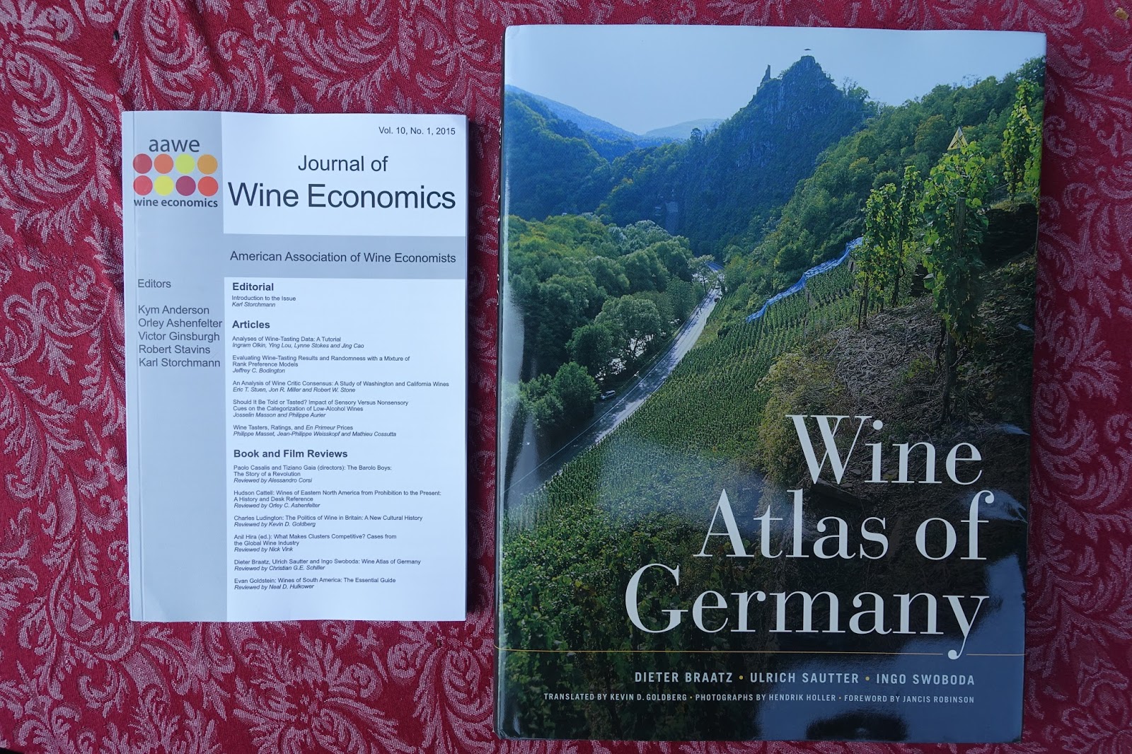 schillerwine Book Review of "Wine Atlas of Germany" in Vol 10, No 1, 2015 of Journal of Wine
