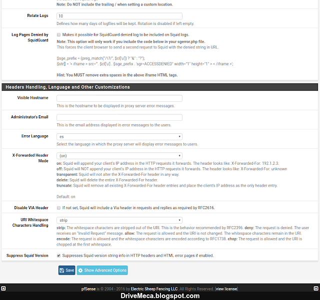 DriveMeca instalando y configurando pfSense Squid Transparent Proxy paso a paso DriveMeca instalando y configurando pfSense Squid Transparent Proxy paso a paso