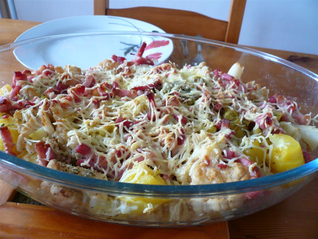 Gratin De Choux Fleur Sans Béchamel Ni Crème J'ai faim...: Gratin de chou fleur, sans béchamel