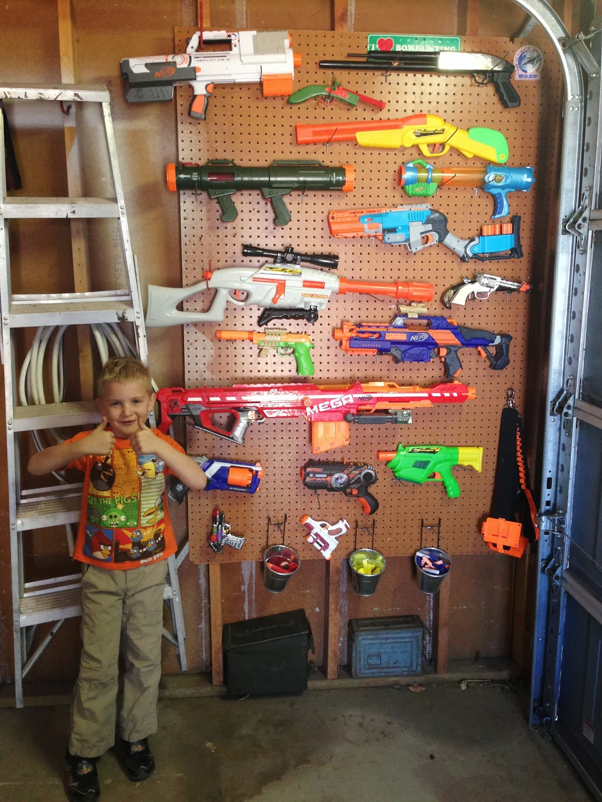 Less Money, Better Life: NERF Gun Storage (and How I Got Back My Sanity)