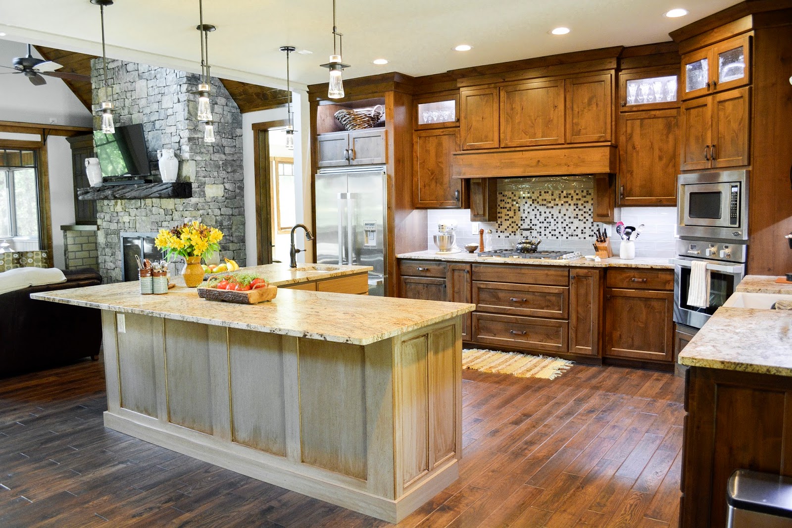 Open & Inviting Kitchen and Bath for a Grand Mountain Retreat | Home Design