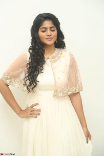 Megha Akash in beautiful Cream Transparent Anarkali Dress at Pre release function of Movie LIE ~ Celebrities Galleries 002