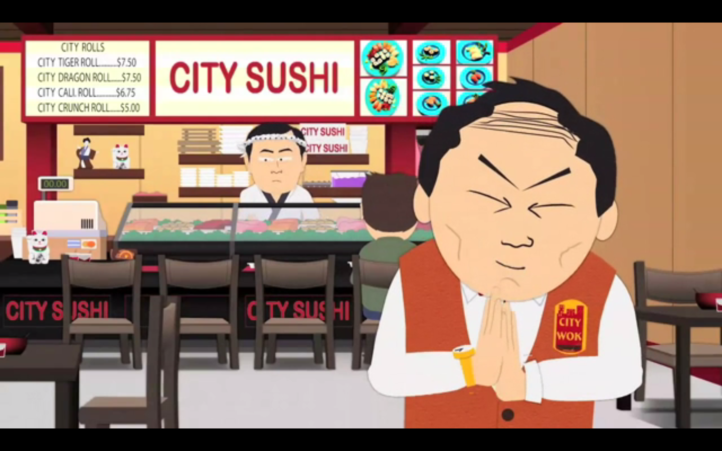 CITY SUSHI (example Themes Hive)