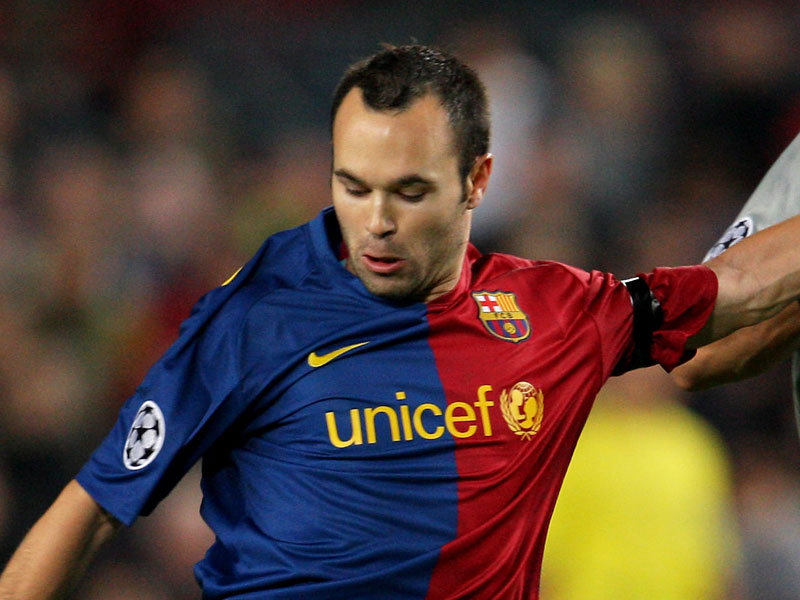 Top Football Players Andrés Iniesta