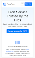 EasyCron New Mobile Front End
