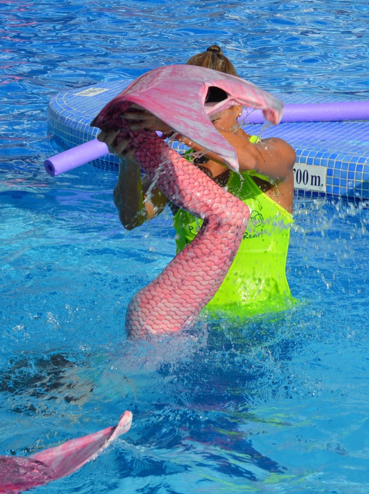 Pirate Swimming Pools and Mermaid Lessons at Pirates Village, Majorca