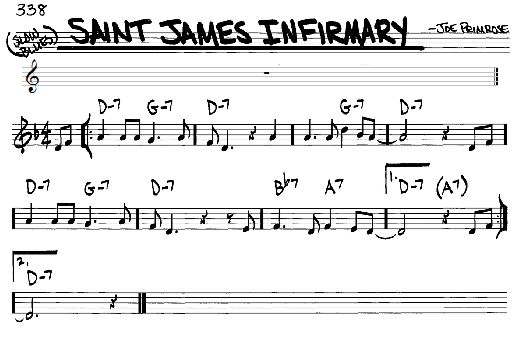 musikveckor: St. James Infirmary Blues
