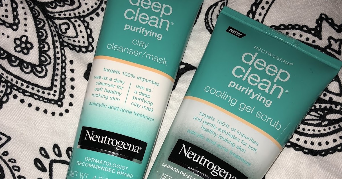 neutrogena deep clean purifying scrub