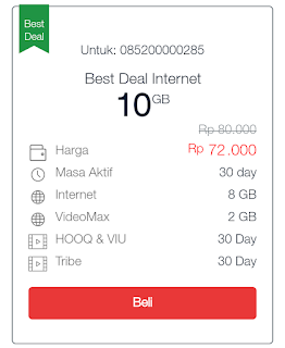 Paket Internet Telkomsel Best Deal dan Cara Mengaktifkannya 8GB 15GB 30GB