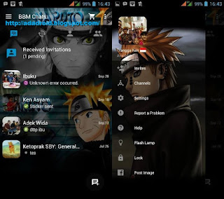 BBM Mod Naruto v2.10.0.31 Apk Android