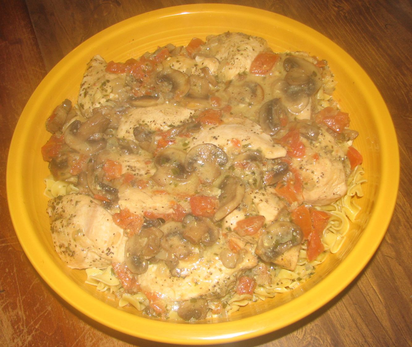 Shel's Kitchen Chicken in Mustard with Super Buttered Egg Noodles