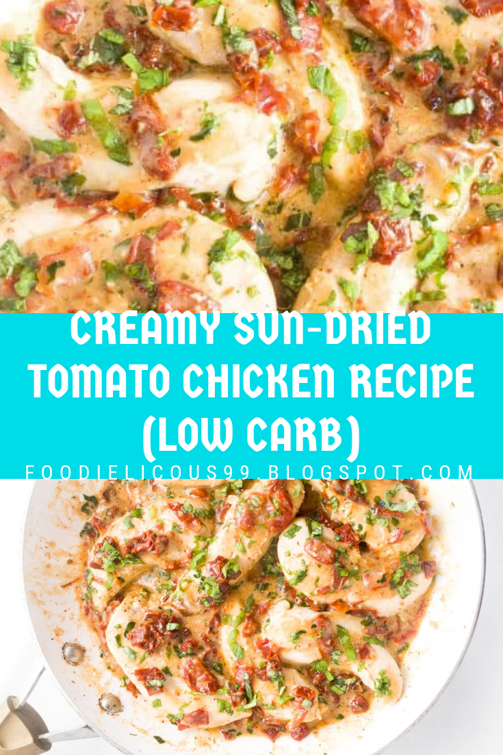 CREAMY SUNDRIED TOMATO CHICKEN RECIPE (LOW CARB) Health Timers