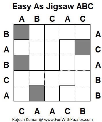 Easy As Jigsaw ABC (Mini Puzzles #1)