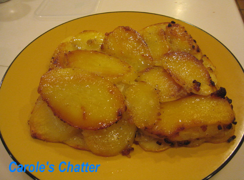 Carole's Chatter Potato and onion cake a partial success