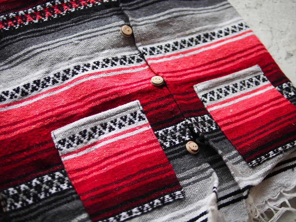 On Any Sunday BLOG 【NEW ARRIVAL!】MEXICAN BLANKET VEST