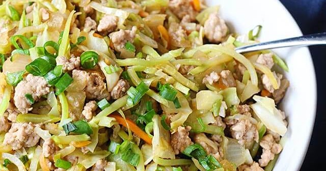Egg Roll in a Bowl (Paleo, Low-Carb & Whole30) | The Rising Spoon