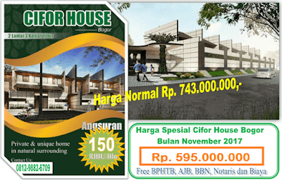 Rumah Baru Cifor House Bogor 