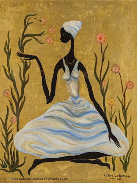 Negrita en el jardin, 1960, Museo Bellapart