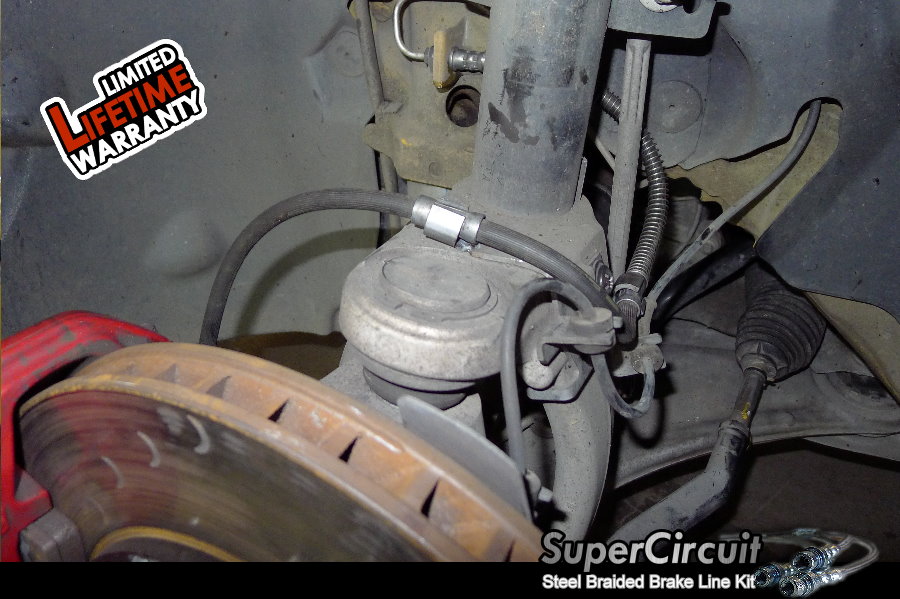 SUPERCIRCUIT Steel Braided Brake Lines Renault Megane Renaultsport Steel Braided Brake Line Kit