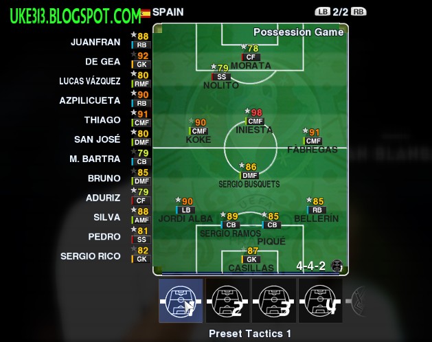 PES 2013 OPTION FILE (EDIT BIN) TERBARU EDISI EURO 2016