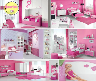 quartobarbie11 Decoração de Quarto da Barbie Fotos ( 25 fotos Atualizadas )