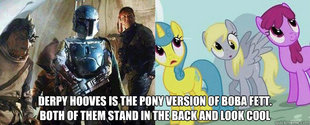 Lurking Rhythmically: Derpy Fett - Ponies. Pistols. Prepping.