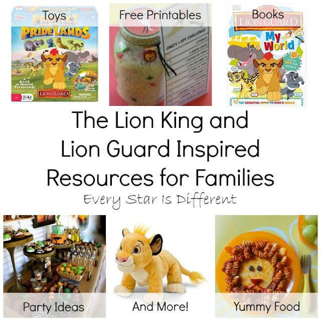 The Lion King and Lion Guard Inspired Resources for Families