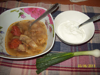 CIORBA DE FASOLE VERDE CU AFUMATURA