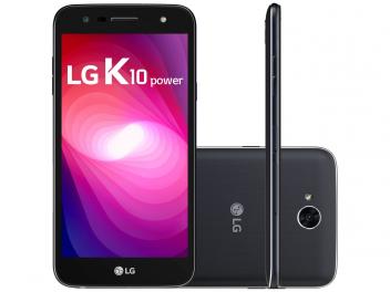 Smartphone LG K10 Power 32GB Indigo Dual Chip 4G - Câm. 13MP + Selfie 5MP Tela 5.5" Proc. Octa Core