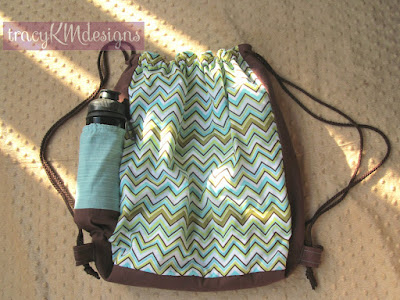 Nya's Reversible Cinch Sack TracyKM Designs 2016