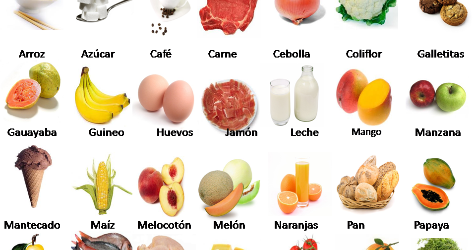 73 palabras de alimentos en español 73 palabras de alimentos en español