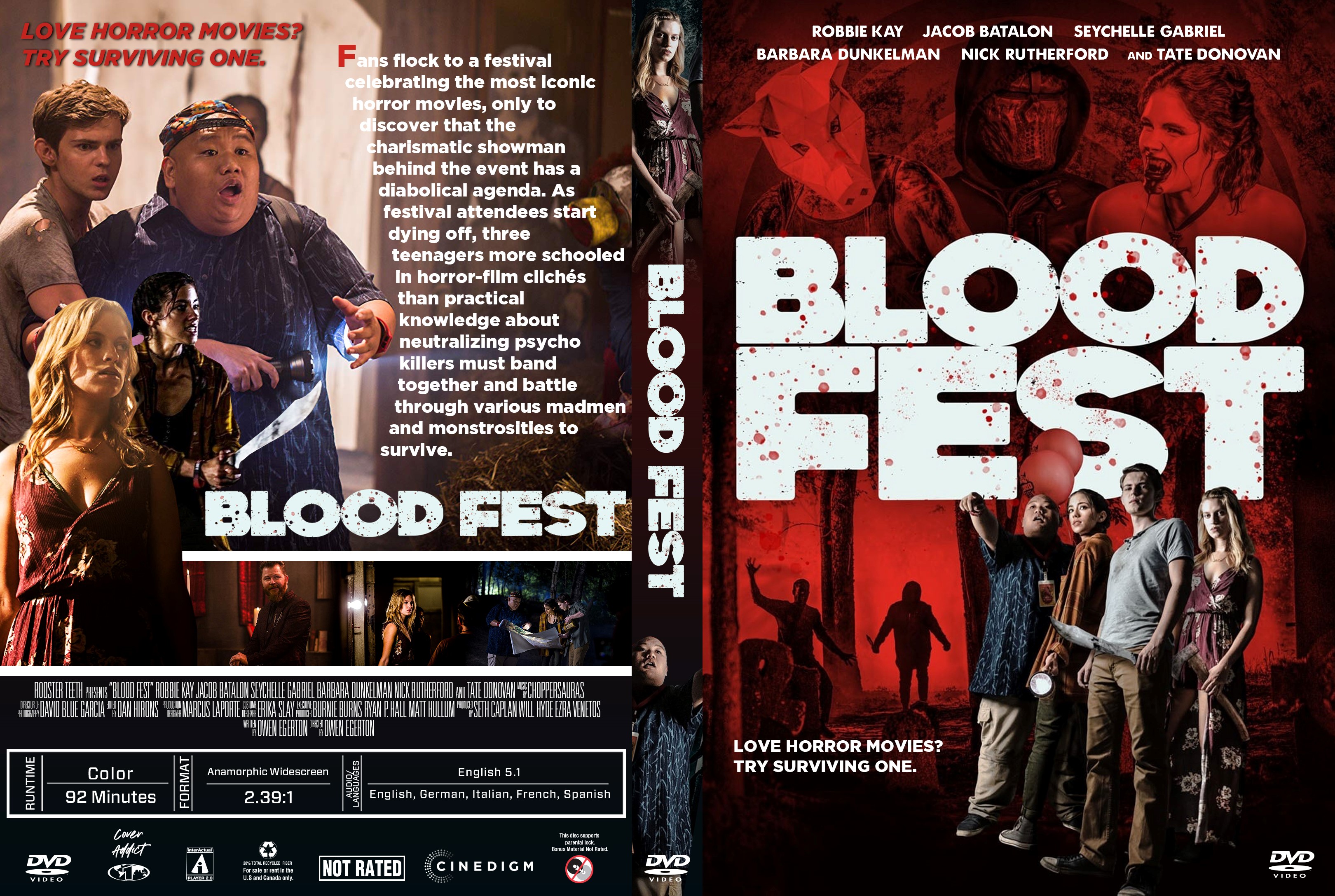 Blood Fest Dvd Cover Cover Addict Free Dvd Bluray Covers And