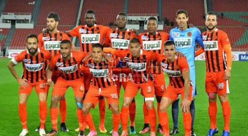 حسنية اكادير يحقق الفوز على فريق غرين إيجليز بهدفين لهدف في كأس الكونفيدرالية الأفريقية
